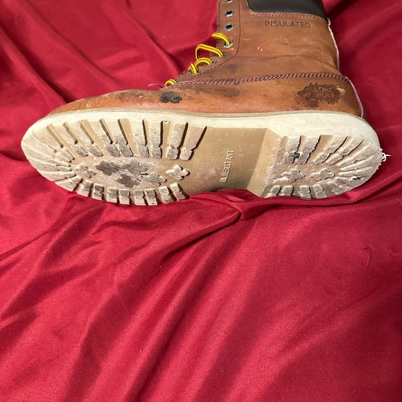 Lone Wolf Boots vintage Size 8 Thermolite Leather Work Boots - Picture 8 of 15